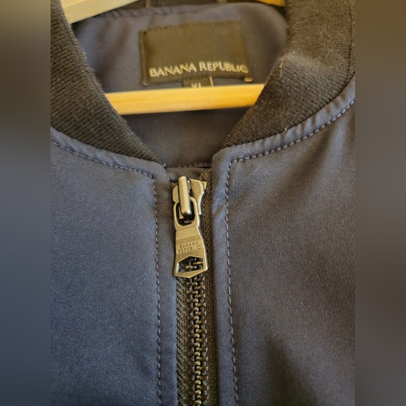 Banana Republic BR+ Men's Water Resistant Performance Jacket Navy Blue Size XL - Picture 12 of 17